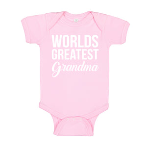 Baby Onesie World's Greatest Grandma 100% Cotton Infant Bodysuit