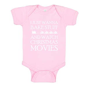 Baby Onesie Bake Stuff, Christmas Movies 100% Cotton Infant Bodysuit