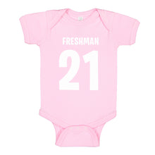 Baby Onesie Freshman 21 100% Cotton Infant Bodysuit
