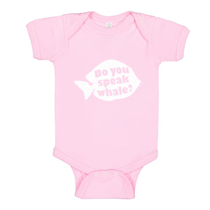 Baby Onesie Do You Speak Whale 100% Cotton Infant Bodysuit