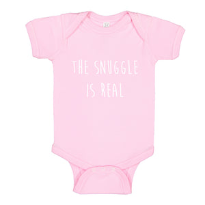 Baby Onesie The Snuggle is Real 100% Cotton Infant Bodysuit