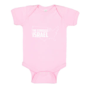 Baby Onesie The Struggle Israel 100% Cotton Infant Bodysuit