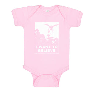 Baby Onesie I Want to Believe Shinigami 100% Cotton Infant Bodysuit