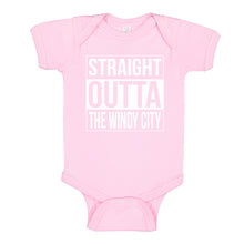 Baby Onesie Straight Outta the Windy City 100% Cotton Infant Bodysuit