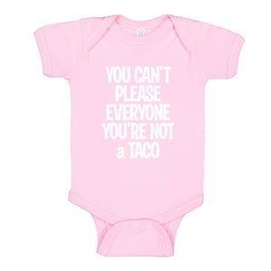 Baby Onesie Youre not a Taco 100% Cotton Infant Bodysuit