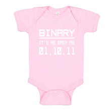 Baby Onesie Binary 100% Cotton Infant Bodysuit