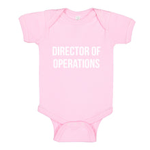 Baby Onesie Director of Operations 100% Cotton Infant Bodysuit
