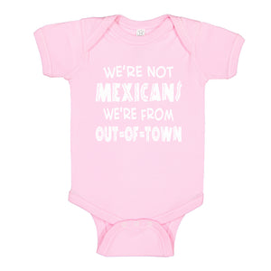 Baby Onesie We're from Out of Town 100% Cotton Infant Bodysuit