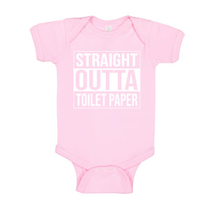 Baby Onesie Straight Outta Toilet Paper 100% Cotton Infant Bodysuit