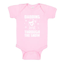 Baby Onesie Dabbing through the Snow 100% Cotton Infant Bodysuit