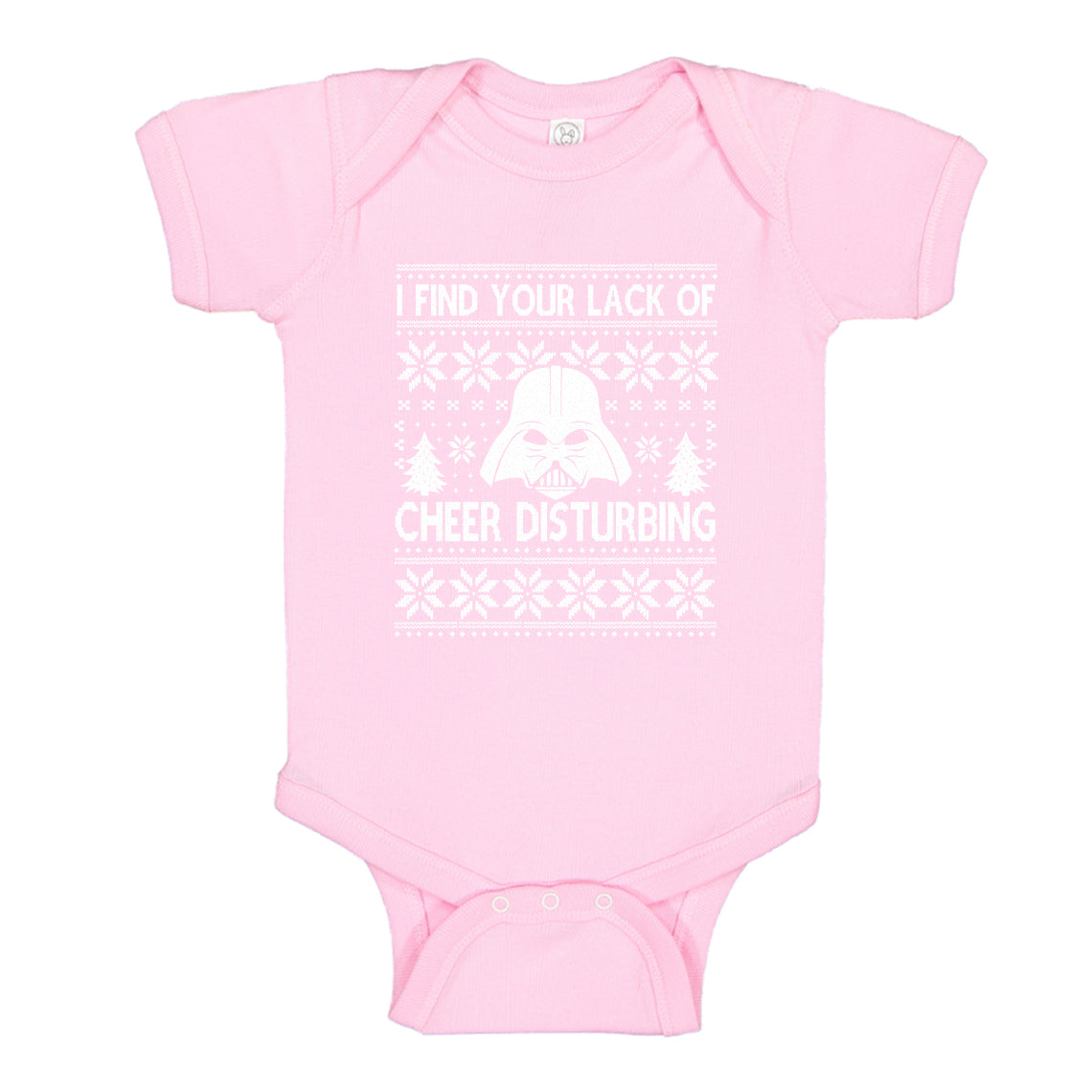 Baby Onesie I Find Your Lack of Cheer Disturbing 100% Cotton Infant Bodysuit