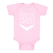 Baby Onesie Sorry Ladies Nights Watch 100% Cotton Infant Bodysuit