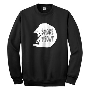 Crewneck Smoke Meowt Unisex Sweatshirt