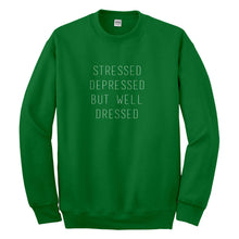 Crewneck Stressed Depressed Unisex Sweatshirt