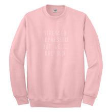 Crewneck Stressed Depressed Unisex Sweatshirt