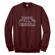 Crewneck Tacos and Tequila Unisex Sweatshirt