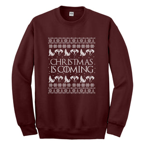 Crewneck Christmas is Coming Unisex Sweatshirt