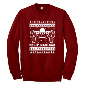 Crewneck Feliz Navidad Unisex Sweatshirt