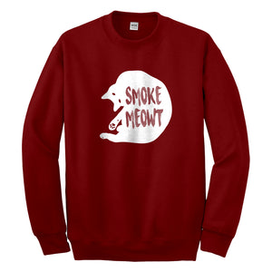 Crewneck Smoke Meowt Unisex Sweatshirt