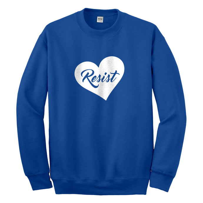 Crewneck Resist Heart Unisex Sweatshirt