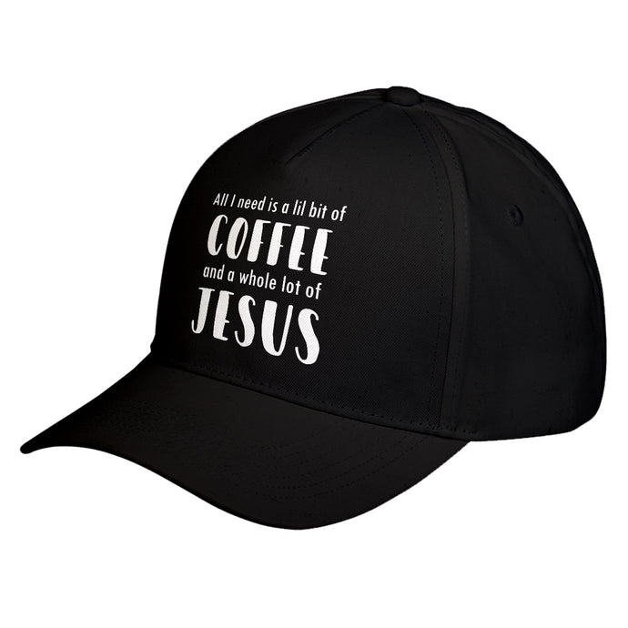 Hat Lil Bit Coffee Whole Lotta Jesus Baseball Cap