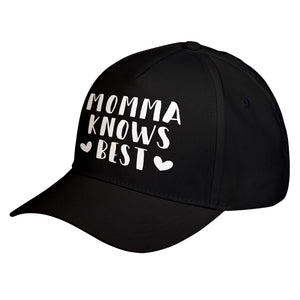Hat Momma Knows Best Baseball Cap