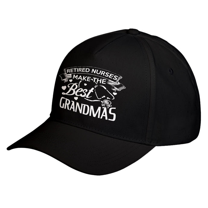 Hat Retired Nurses Best Grandmas Baseball Cap