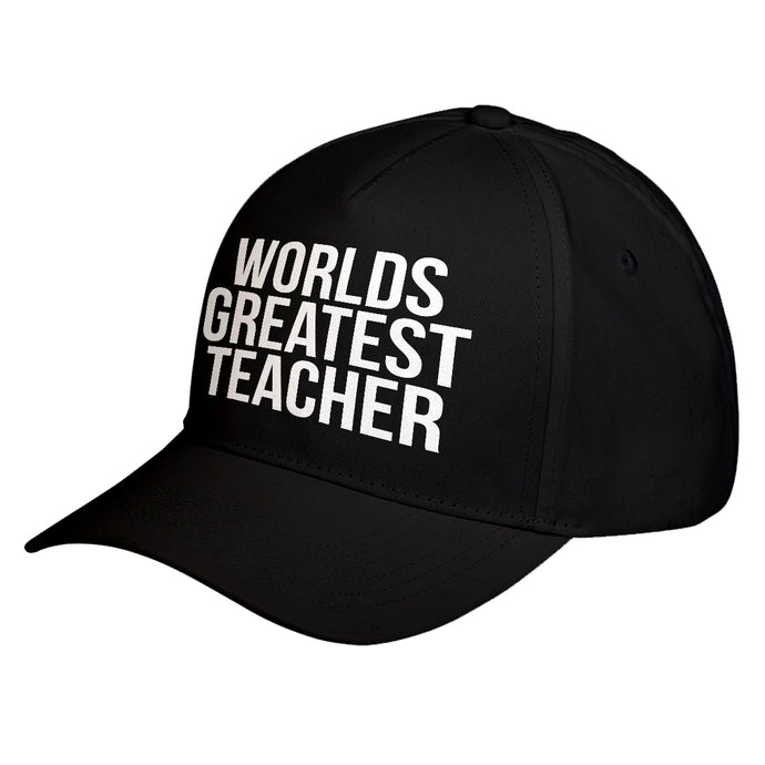 Hat Worlds Greatest Teacher Baseball Cap