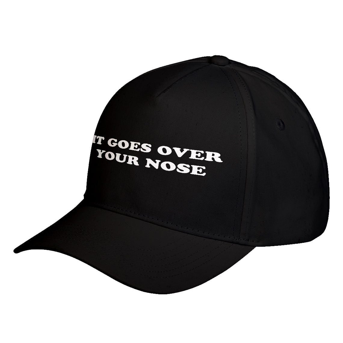 Hat It Goes Over Your Nose Baseball Cap