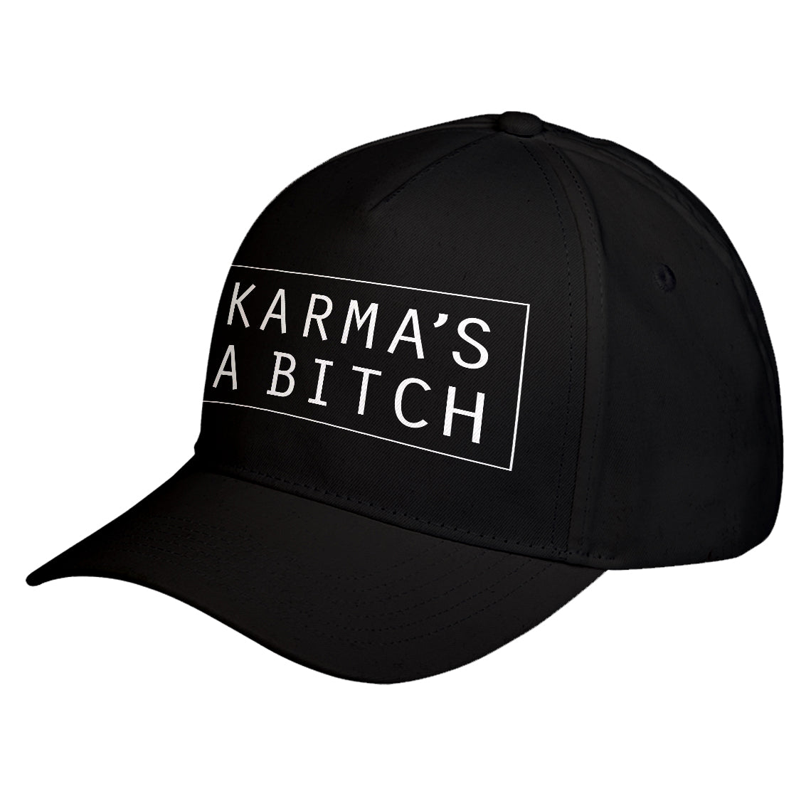 Hat Karma's a Bitch Baseball Cap