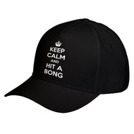 Hat Keep Calm and Hit a Bong Baseball Cap