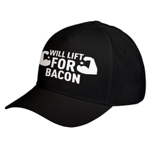 Hat Will Lift for Bacon Baseball Cap