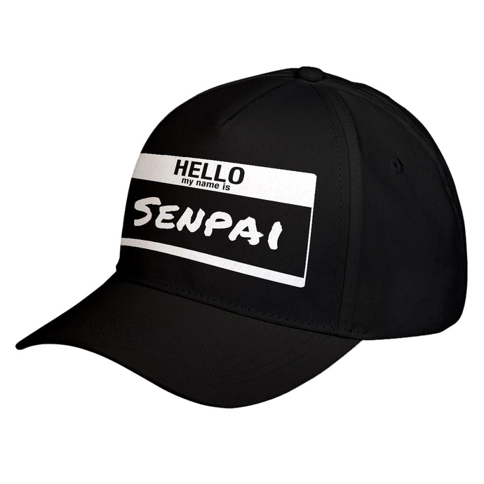 Hat Hello My Name is Senpai Baseball Cap