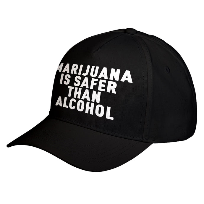Hat Marijuana is Safer Baseball Cap