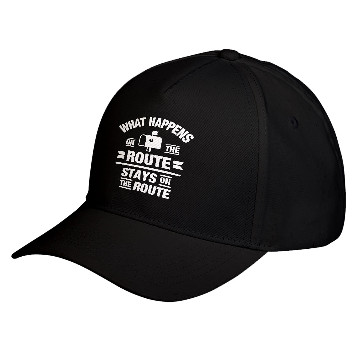 Hat What Happens on the Route Stays on the Route Baseball Cap