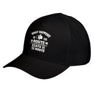 Hat What Happens on the Route Stays on the Route Baseball Cap
