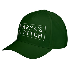 Hat Karma's a Bitch Baseball Cap
