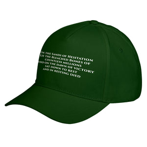 Hat On the Sands of Hesitation Baseball Cap