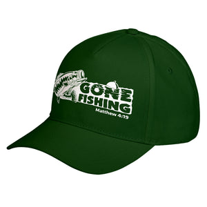 Hat Gone Fishin Baseball Cap