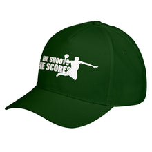 Hat He Shoots He Scores Baseball Cap