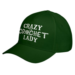 Hat Crazy Crochet Lady Baseball Cap