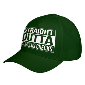 Hat Straight Outta Stimulus Checks Baseball Cap