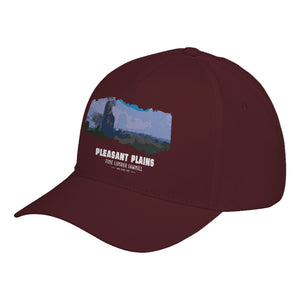 Hat Pleasant Plains Fine Lumber Sawmill Baseball Cap