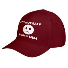 Hat Not Easy Being Meh Baseball Cap
