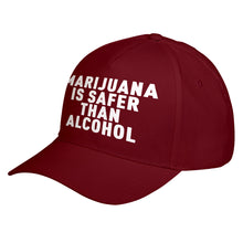 Hat Marijuana is Safer Baseball Cap