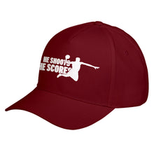 Hat He Shoots He Scores Baseball Cap