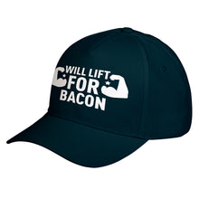 Hat Will Lift for Bacon Baseball Cap
