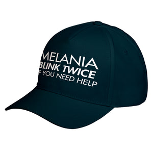 Hat Melania Blink Twice if You Need Help! Baseball Cap