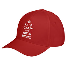 Hat Keep Calm and Hit a Bong Baseball Cap