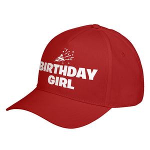 Hat Birthday Girl Baseball Cap